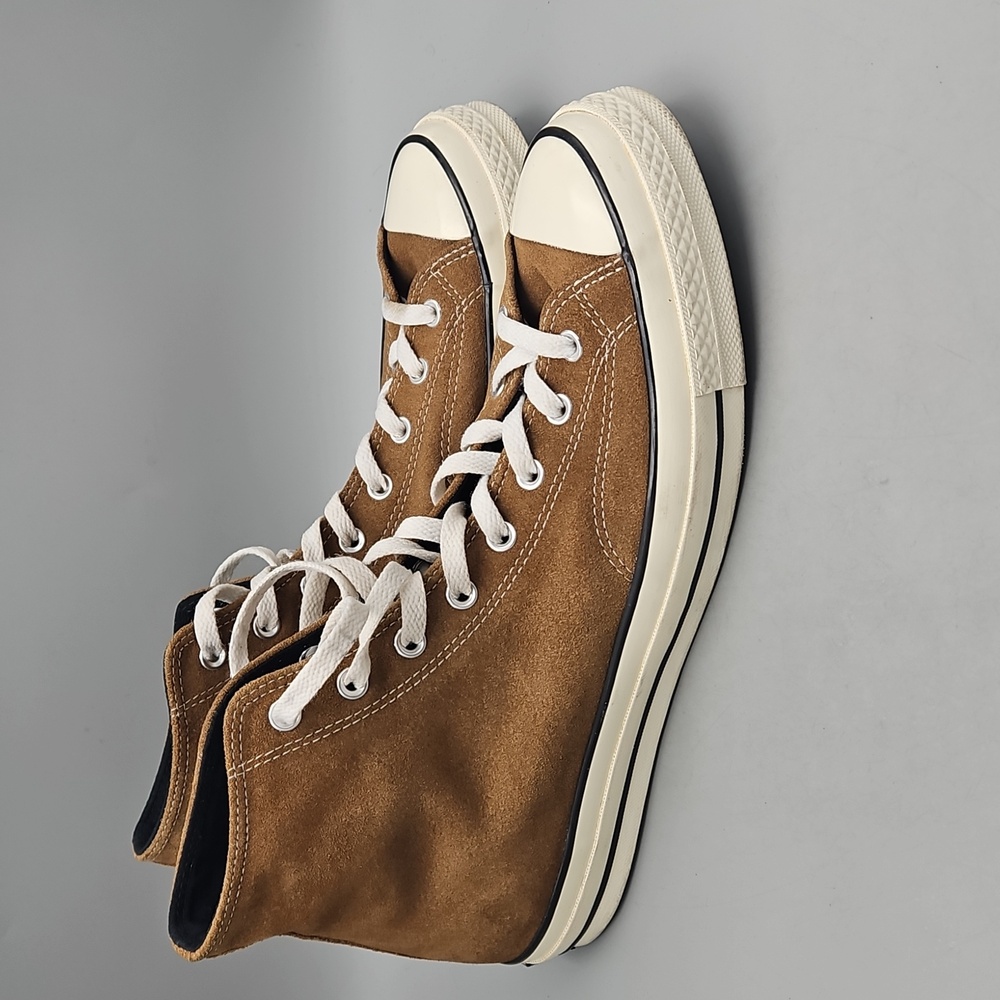 Converse Chuck Taylor Hi 'Sand Dune' Suede Hi Top Sneaker Lace Up Men 13 - Picture 7 of 12